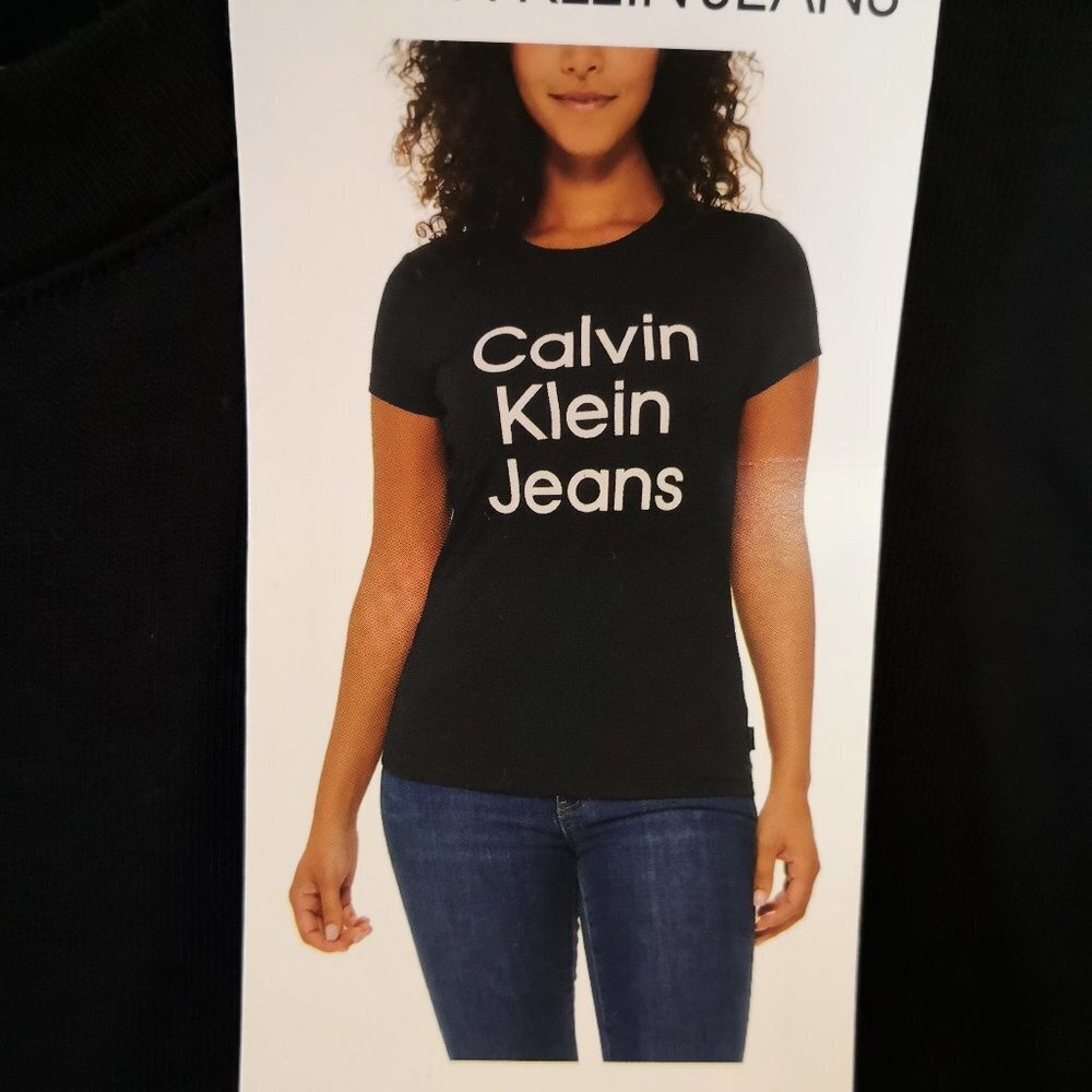 Calvin Klein Tee Black‎ Size M - Picture 4 of 4